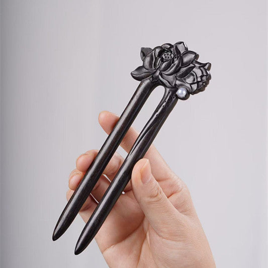 PF143 - Intricate Wooden Hair Sticks - Wholesale