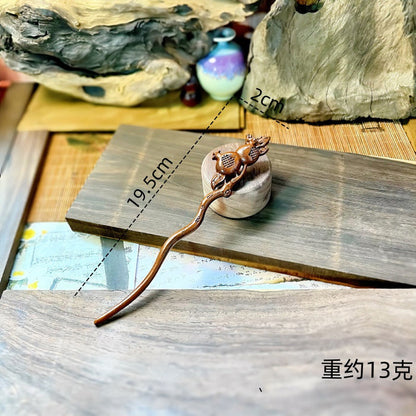 PF173 - 19cm Lacewood Hair Sticks - Wholesale