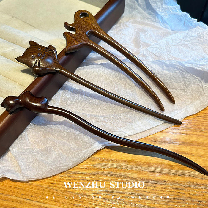 PF178 - Wooden Hair Sticks - Wholesale