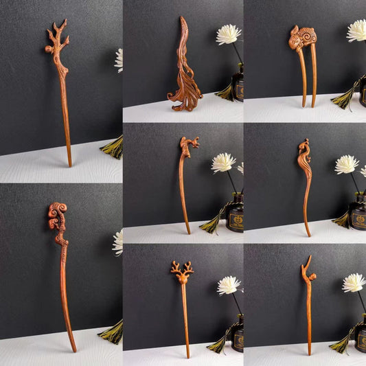 PF180 - Wooden Hair Sticks - Wholesale