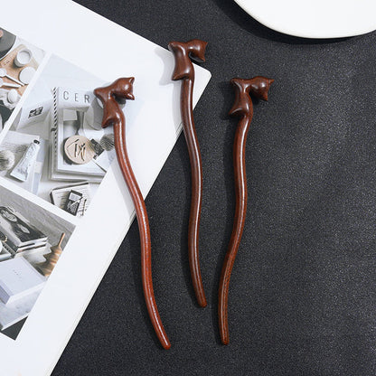 PF185 - 19cm Lacewood Hair Sticks - Wholesale