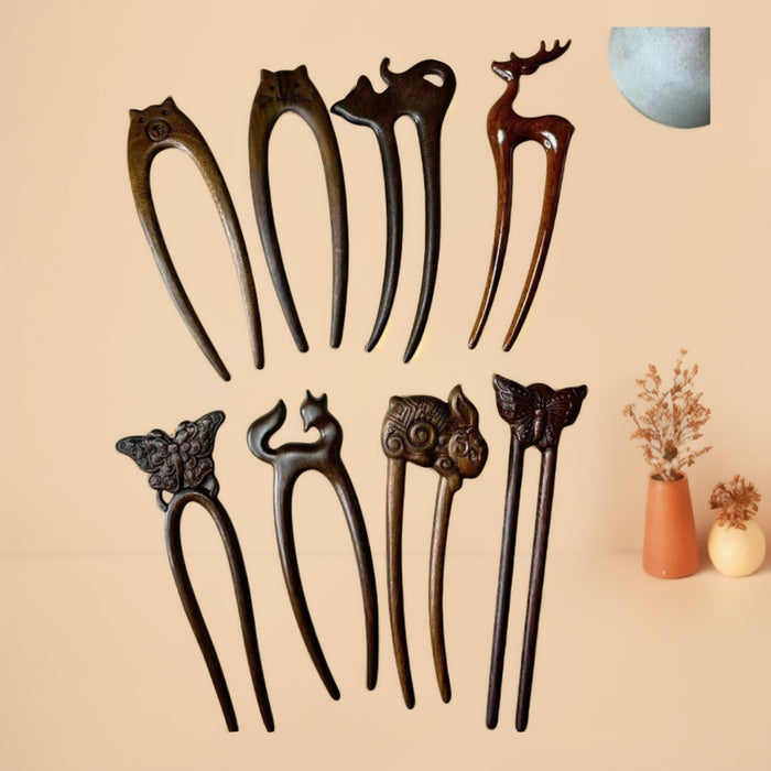 PF186 - Lacewood Hair Sticks - Wholesale