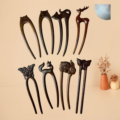 PF186 - Lacewood Hair Sticks - Wholesale