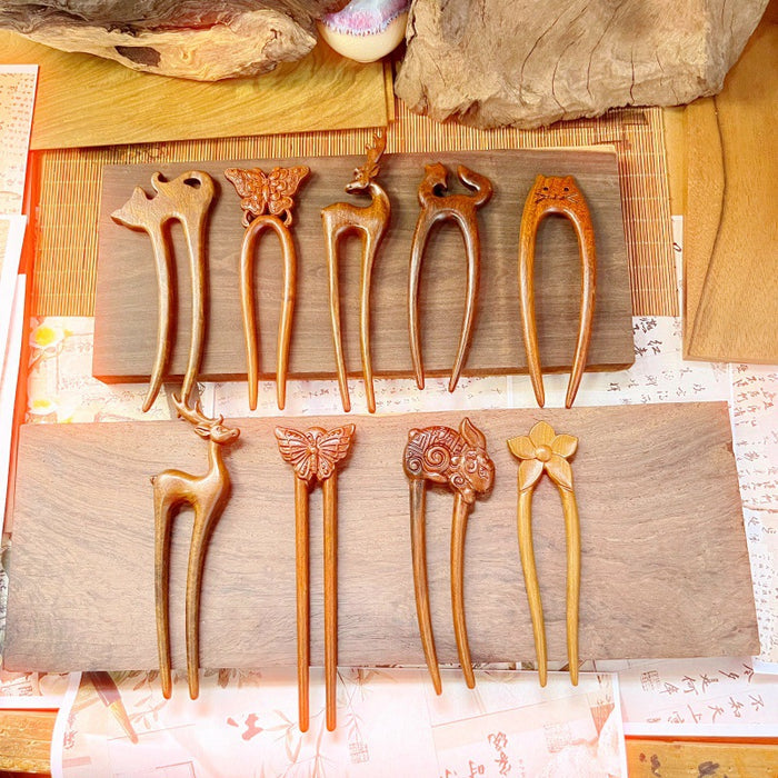PF195 - Lacewood Hair Sticks - Wholesale