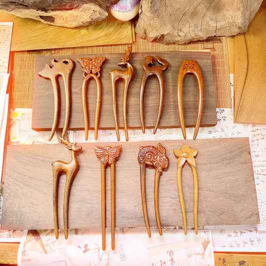 PF195 - Lacewood Hair Sticks - Wholesale