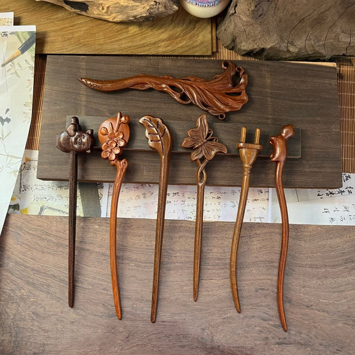 PF195 - Lacewood Hair Sticks - Wholesale