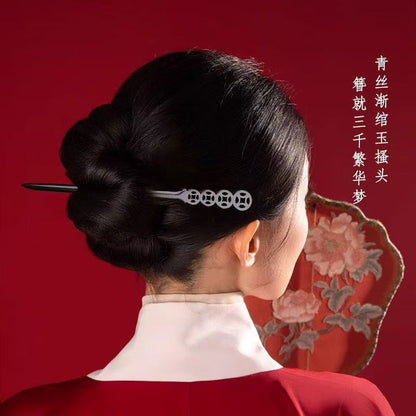 PF197 - 18cm Ebony Hair Sticks - Wholesale
