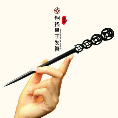 PF197 - 18cm Ebony Hair Sticks - Wholesale