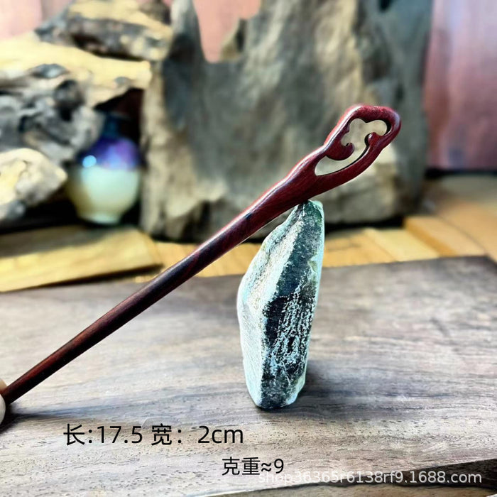 PF198 - Red Sandalwood Hair Sticks - Wholesale