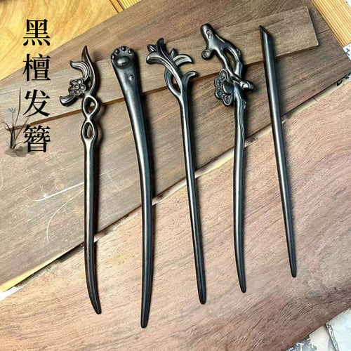 PF203 - Ebony Hair Sticks - Wholesale