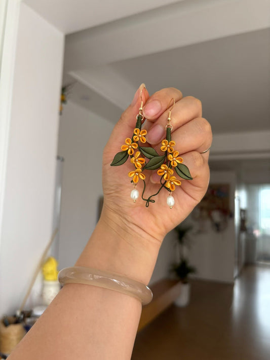 PF217 - Osmanthus Chanhua Earrings - Wholesale