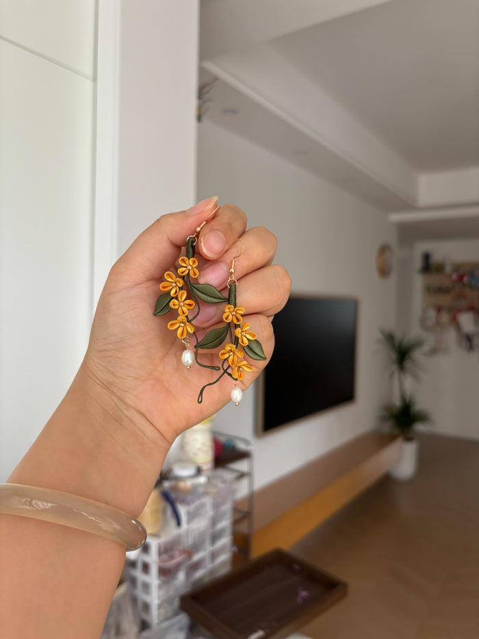 PF217 - Osmanthus Chanhua Earrings - Wholesale