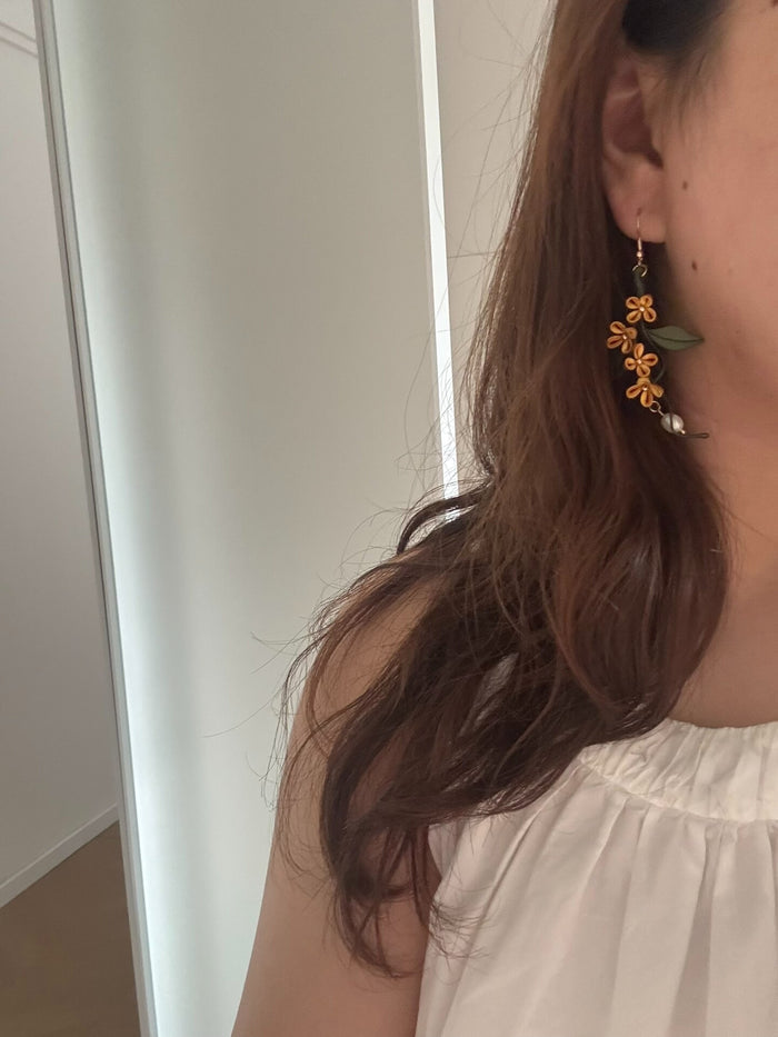 PF217 - Osmanthus Chanhua Earrings - Wholesale