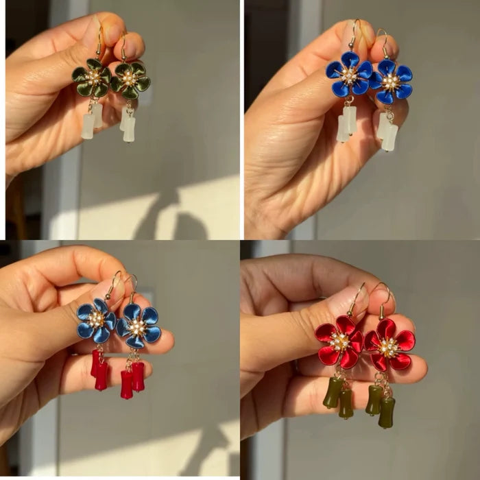 PF224 - Plum Blossom Chanhua Earrings - Wholesale