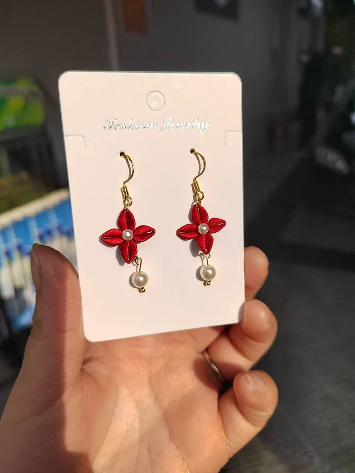 PF230 - Red Series Chanhua Earrings - Wholesale