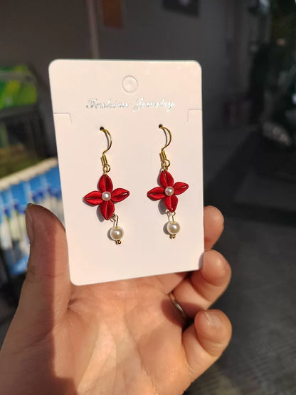 PF230 - Red Series Chanhua Earrings - Wholesale