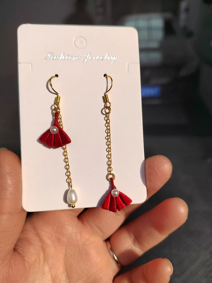 PF230 - Red Series Chanhua Earrings - Wholesale