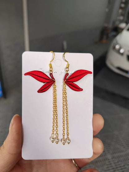 PF230 - Red Series Chanhua Earrings - Wholesale