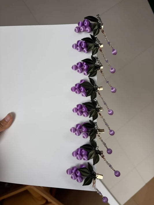 PF239 - Grape Chanhua Hair Clip - Wholesale