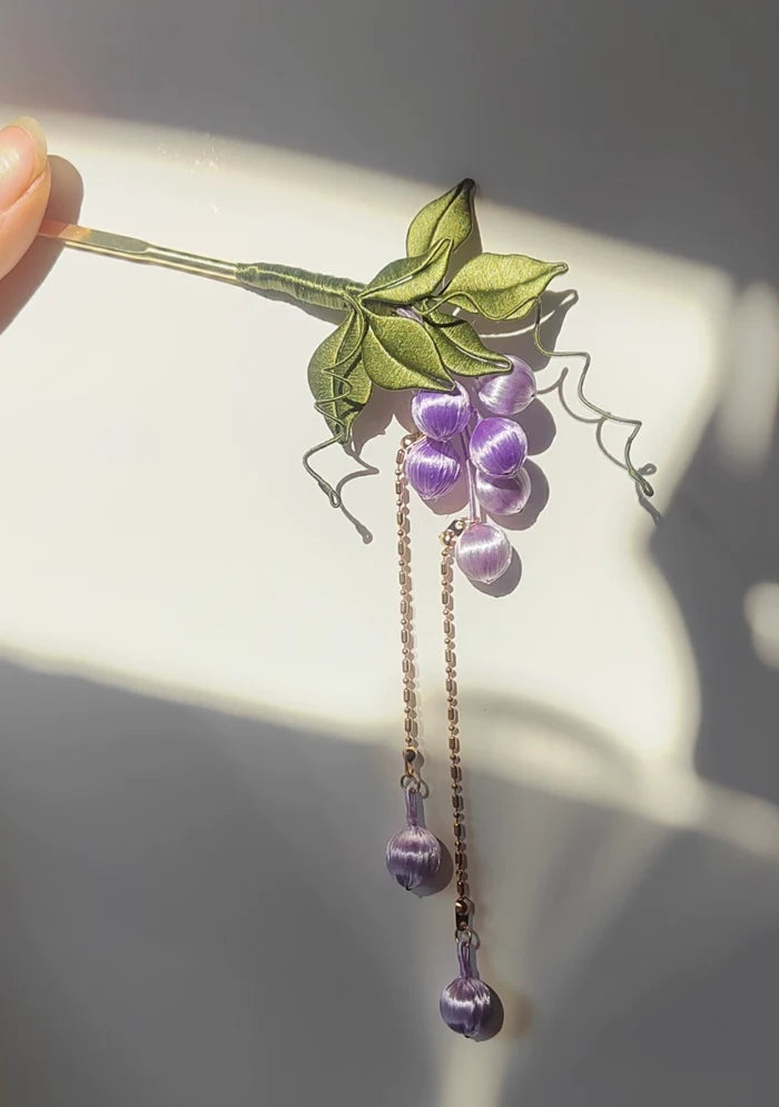 PF240 - Grape Chanhua Hairpin - Wholesale
