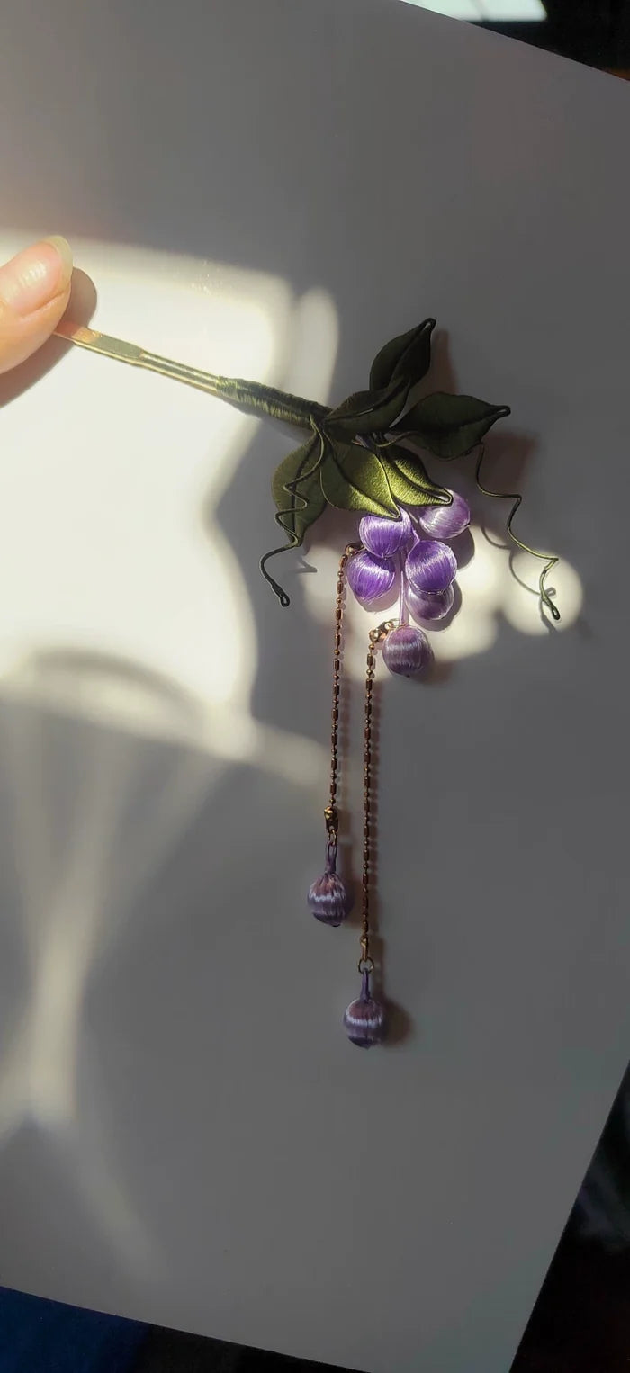 PF240 - Grape Chanhua Hairpin - Wholesale