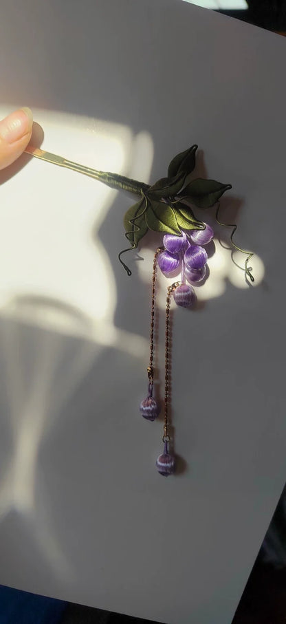 PF240 - Grape Chanhua Hairpin - Wholesale