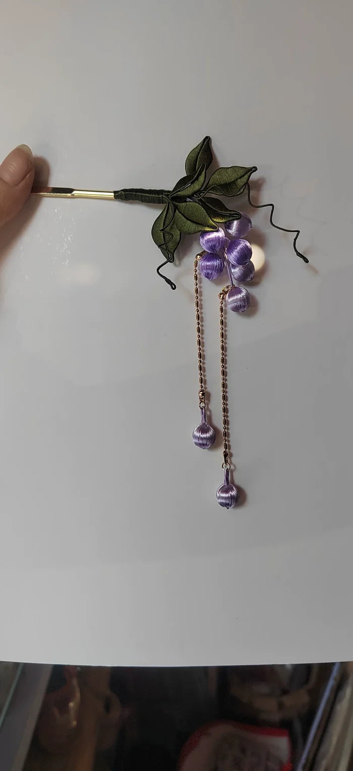 PF240 - Grape Chanhua Hairpin - Wholesale