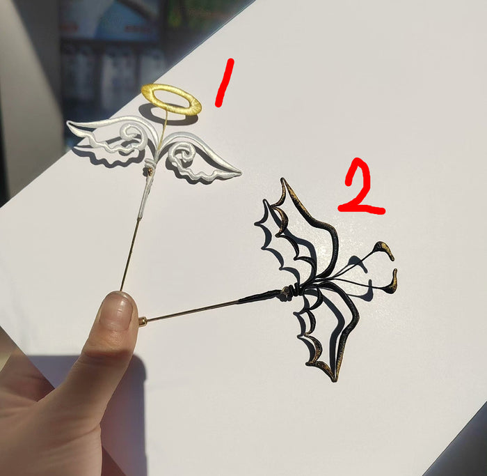 PF246 - Angel Wings Chanhua Brooch - Wholesale