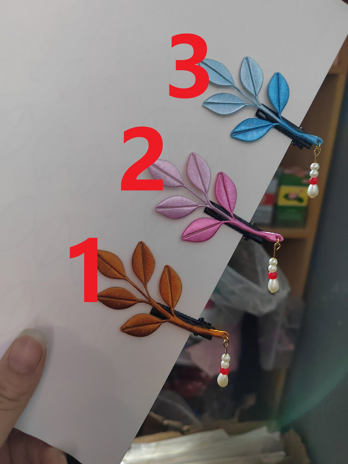 PF250 - Leaves Chanhua Hair Clip - Wholesale