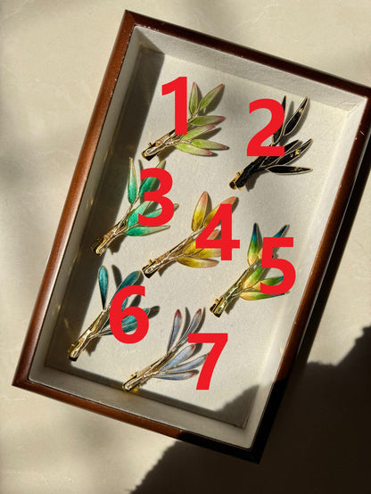 PF288 - Bamboo Leaves Ronghua Hair Clip - Wholesale