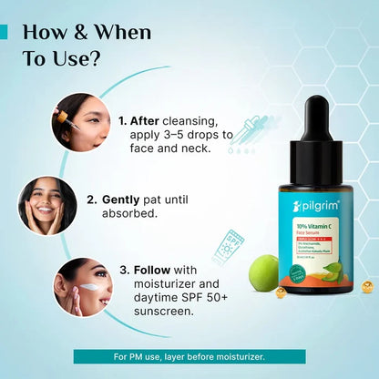 PILGRIM VITAMIN C FACE SERUM-30ML