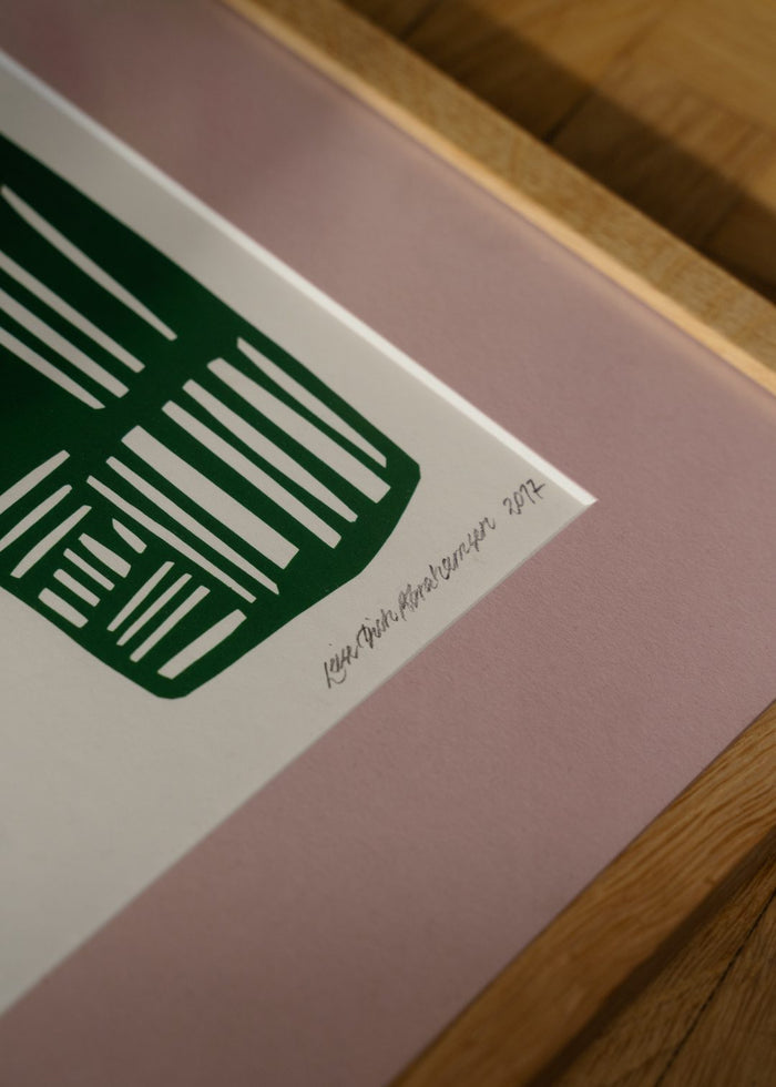 Pink Passepartout - The Poster Club