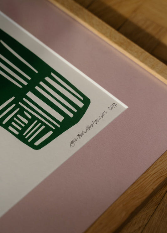 Pink Passepartout - The Poster Club