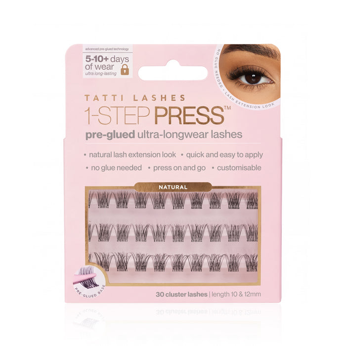 Pre-Glued Natural Cluster Lash Bundle