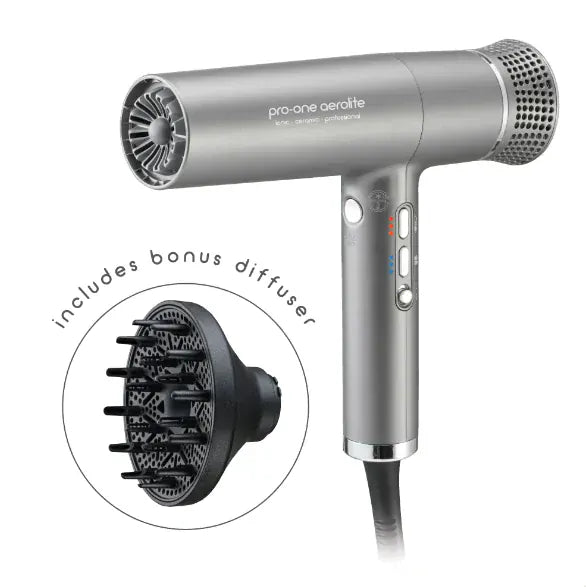 pro-one simple Pro-one Aerolite Hairdryer - Titanium