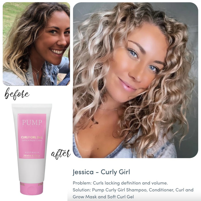 Pump Curly Girl 2 in 1 Define and Repair Cream