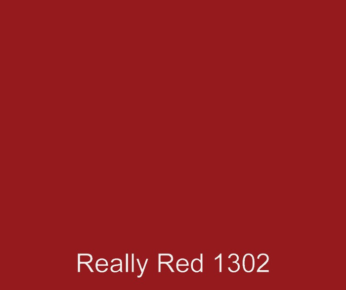 Really Red color swatch for colored polyester gel coat resin that creates high quality finished parts.