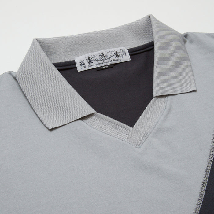 RECYCLE POLYESTER ZIP POCKET POLO SHIRT