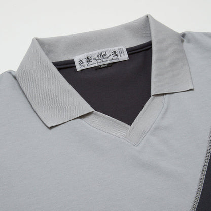 RECYCLE POLYESTER ZIP POCKET POLO SHIRT
