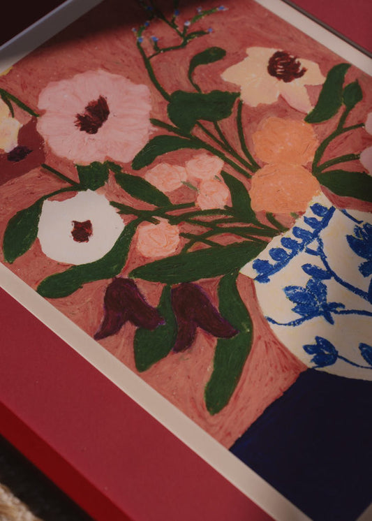 Red Passepartout - The Poster Club