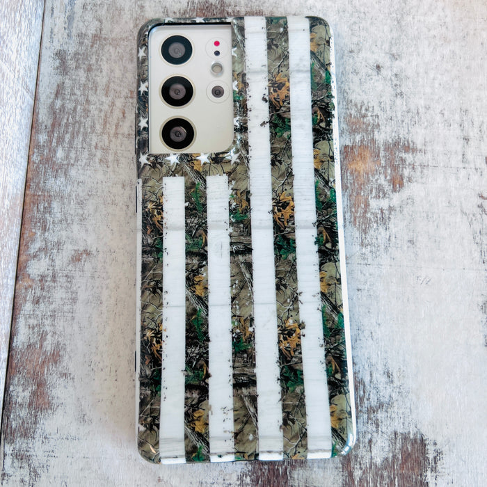 Rustic Camo Cell Phone Case For Samsung Galaxy
