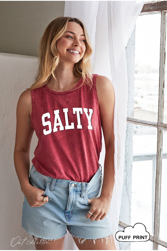 Salty Puff Mineral Graphic Tank Top