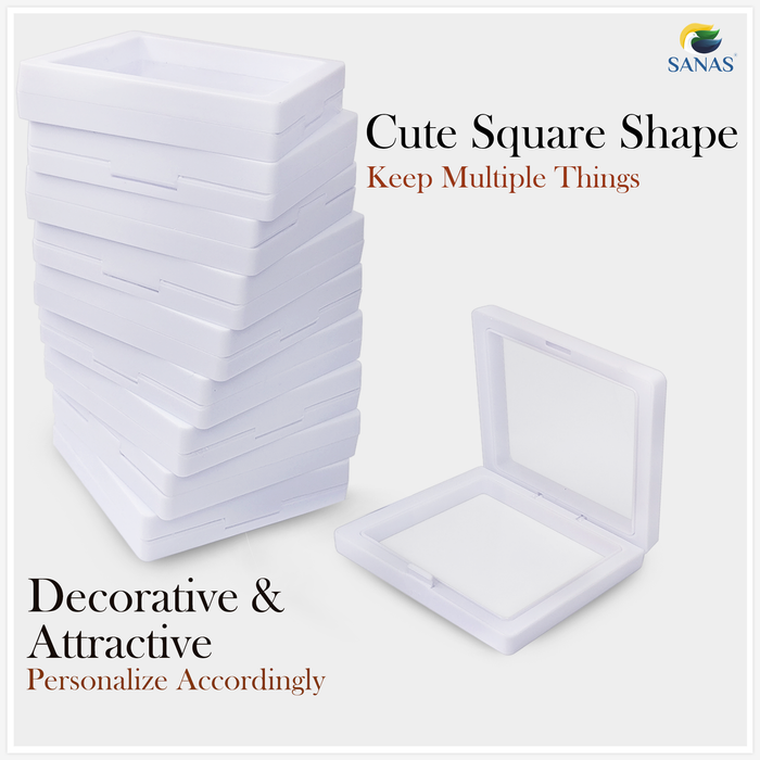 Shadow Box Picture Frame White Acrylic Display