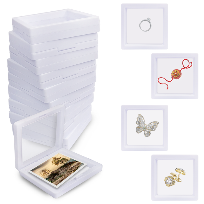 Square Acrylic Shadow Box for Keepsakes