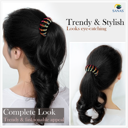 Non-slip bird nest hair clip for thick hair
