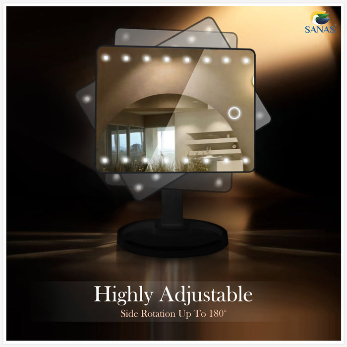 Makeup mirror with lights for dressing table