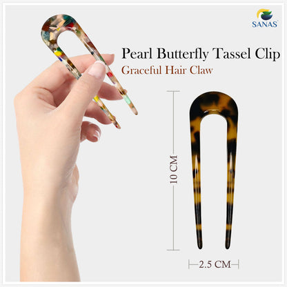 Hair U pins for bun making – Sanas bun maker accessories