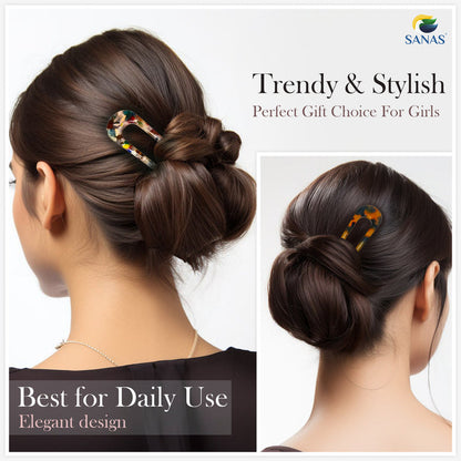 Bun maker hair U pins for updos