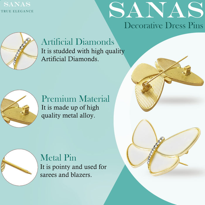 Butterfly hair accessories for women by SANAS