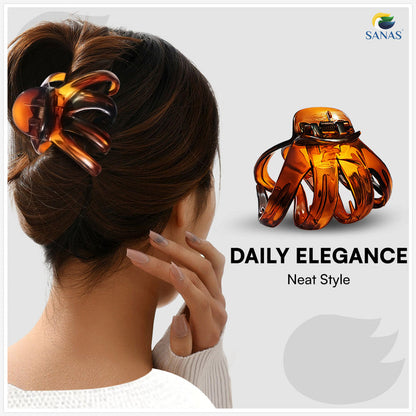 Stylish Acrylic Hair Clip Set